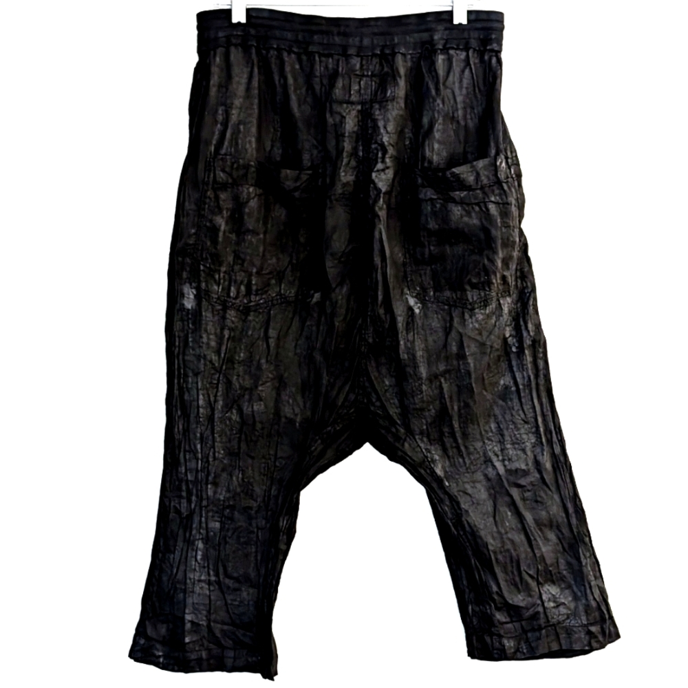 NWT Rundholz Dip Drop Crotch Cotton Pants – Black – Size L - Picture 2 of 9